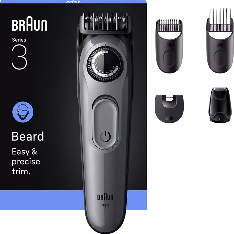 Tondeuse à Barbe BRAUN Série 3 BT3560 Rechargeable - Noir